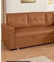 DHP Noah Armless Loveseat With built-in twin memory foam mattress New in Box $599