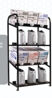 fluid lubricant storage 4 Tier Metal Rack New $699