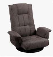 Ebern Designs 360 Degree Swivel Floor Gaming Chairs For Adults Adjustable Reclining Game Chair in Brown New in Box $299