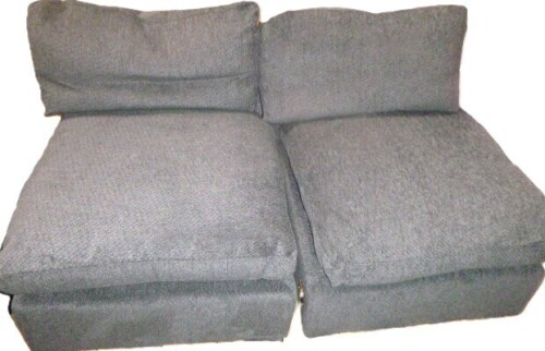 Upholstered Armless Loveseat New $699