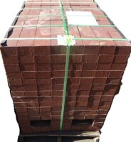 Pallet of HC Muddox Full Size Brick -Red, 2-1/2" x 3-1/2" x 7-1/2" New $1098