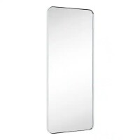 TEHOME Kengston 20" W x 55" H Rectangular Stainless Steel Metal Framed Wall Mounted Bathroom Vanity Mirror in Chrome, New in Box $299