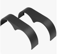 Lumiparty 2 Pack Tandem Axle Trailer Fenders for 13&ndash;15 Inch Wheels, 66" x 9.1" x 20" Teardrop Double Axle Steel Fenders, for Utility, Cargo, and Car Hauler Trailers New in Box $599
