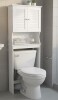 Latitude Run&reg; Over The Toilet Storage Cabinet, Bathroom Shelf Over Toilet, Bathroom Storage Cabinet Organizer, Wood Bathroom Space Saver New In Box $199