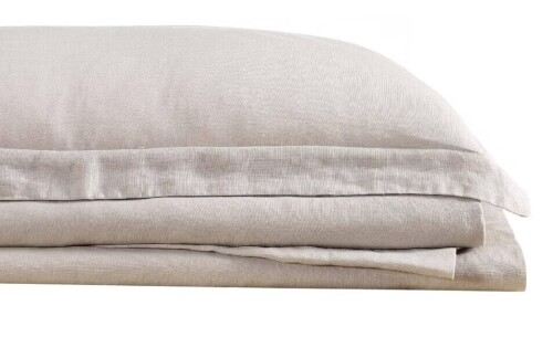 Brooklyn Loom 4-Piece Queen 300 Thread Count Linen Solid Sheet Set -Natural $199