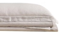 Brooklyn Loom 4-Piece Queen 300 Thread Count Linen Solid Sheet Set -Natural $199