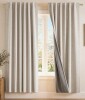 Ebern Designs Blackout Curtain for Bedroom & Living Room Thermal Insulated Privacy Room Darkening Drapes, (Set of 2), 52" x 84" New $79