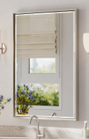 Latitude Run&reg; Lohoski Decorative Bathroom Vanity Mirror for Wall - Beveled Design, 24" x 36" New In Box $299
