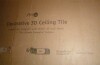 Art3d 48" x 24" Drop in PVC Ceiling Tiles,Slat Design 3D Wall Panels,Covers 96 sq.ft. (Set of 12) New In Box $299 - 2