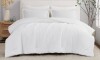 Brooklyn Loom 3pc King Flax Linen Comforter Set White New In Box $299