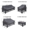 Arlmont & Co. Outdoor Aluminum Conversation Set Group Seating Patio Furniture Covers New In Box $299 - 2