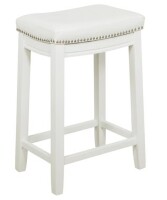 Linon Claridge White Bar Stool New In Box $299