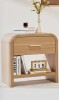 George Oliver Modern Nightstand Wooden Bedside Table With Smooth Rounded Corner Design New In Box $299