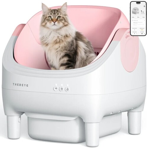 Thereye Open Top Self-Cleaning Cat Litter Box (ER-SC06) New In Box $499