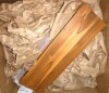 Gracie Oaks 2 Pieces Acacia Solid Wood Live Edge Floating Shelves for Kitchen Wall Decor, Kitchen, Bathroom, Workspace, Dark Walnut 1.5" H x 24" W x 7.5" D New In Box $199 - 2