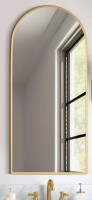 Mercer41 Margulies Metal Arch Mirror, 47" H x 22" W, New In Box $299