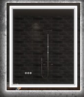 Wrought Studio&trade; Wall Mount Anti-Fog Oversized Frameless Lighted Bathroom Mirror/ LED Bathroom Mirror, 30" x 36" New In Box $399