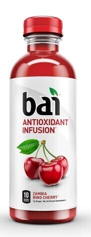 Bai Zambia Bing Cherry Antioxidant Water - 18 fl oz Bottle