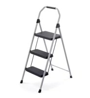 Gorilla Ladders 3-Step Compact Steel Step Stool with 225 lb. Load Capacity Type II Duty Rating (8ft. Reach Height) New $99