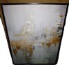 Mercer41 Golden Sunshine Through The Mist - Abstract Wall Art Living Room, 36" x 46" New In Box $299 - 2