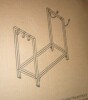 Ucared Firewood Rack Log Rack 24 Inch Indoor/Outdoor Fire Wood Storage Black Steel Firewood Log Holder New In Box $89 - 2