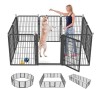 1R2P3I Dog Playpen Outdoor With Low Threshold Gate, 32" H 10 Panels Puppy Playpen | Heavy Duty Dog Pen, Rust-Resistant Pet Playpens For Yard RV Camping, Dog Play Pen Indoors For Small Medium Dog Similar to Picture New In Box $299