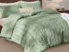 Bedsure 3 Pieces Tufted Boho Farmhouse Shabby Chic Embroidery Comforter Set for All Seasons - King, Sage Green New In Box $299