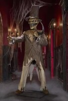 HOME ACCENTS Holiday 6.5 foot Graves and Bone Animated Halloween Classic Soul Slasher New in Box $399