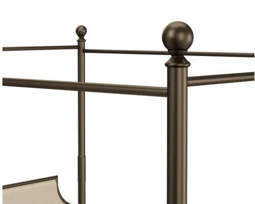 Hillsdale Furniture McArthur King Metal Canopy Kit, Bronze New In Box $299