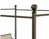 Hillsdale Furniture McArthur King Metal Canopy Kit, Bronze New In Box $299