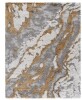 Safavieh Horizon Shag HZN890 Power Loomed Indoor Area Rug - Grey/Gold - 8'x10' $499