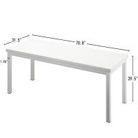 17 Stories Large Computer Desk, Gaming Computer Desk with Modern Design, Office Computer Desk New In Box $399