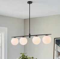 Mercer41 Kaynen 4-Light Dimmable Linear Pendant New In Box $399