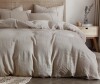 HYPREST 3-Piece King Size 100% French Linen Duvet Cover & Sham Set with Hidden Zipper and Corner Ties $299
