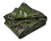 TarpsNow 8 ft. x 12 ft. Woodland Camo 8 Mil Heavy Duty Plastic Poly Tarp, Waterproof, Tear-Resistant, Rustproof Grommets New $89