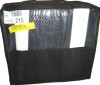 Ebern Designs 5' x 8' Indoor Outdoor Rug Reversible Plastic Straw Waterproof Patio Area Rug, Black & White New In Box $99 - 2