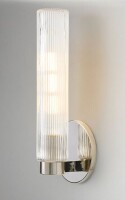 West Elm Weston Fluted Glass Indoor/Outdoor Sconce (16") New In Box $299