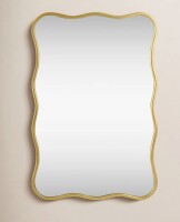 Birch Lane&trade; Dederang Metal Scalloped Wall Mirror, 24 'x 36" New in Box $499