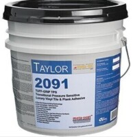 WF Taylor 2091-4 4Gal. Tuff Grip Tps PRessure Sensitive Vinyl & Rubber Flooring Adhesive / ACROVYN Interiors Heavy Duty Water Based Mastic Adhesive, 5 Gallon Assorted