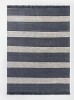 Threshold Designed with Studio McGee 5' x 7' Highland Hand Woven Striped Jute/Wool Area Rug Blue New $299