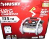 Husky 2 Gal. 135 PSI Portable Electric Oil-Free Quiet Jobsite Air Compressor with Dual Pressure Gauges and 1-Quick Coupler On Working $299 - 2