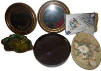 16" Decorative Wall Mirror / Decorative Serving Tray Assorted
