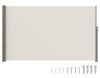 VEVOR Retractable Side Awning, 71" x 118" Patio Retractable Side Screen with 180 g/m&sup2; Polyester Fabric, Waterproof Sunshade Outdoor Privacy Screen Room Divider for Garden, Balcony, Pools, Deck, Beige New In Box $299
