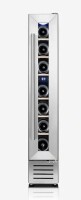 Yeego - 7-Bottle Wine Cooler Refrigerator &ndash; Built-in & Freestanding Compressor Fridge with UV Glass Door, 40-65&deg;F - Stainless Steel New in Box $499