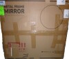 Ebern Designs 30" Round Bathroom Vanity Mirror with Tempered Glass, French Cleat and Aluminum, Brushed Nickel, New in Box $299 - 2