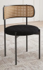 Beachcrest Home&trade; Amett 17.3'' H Upholstered Cane Back Side Chair New In Box $299
