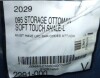 Lane Home Furnishings 2029 Soft Touch Leather Shale Storage Ottoman Brand New $599 - 2