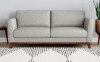 Threshold Middlefield Wood Base 3 Seater Sofa, Grey Linen New in Box $499