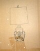 Gracie Oaks Dolans 18.75?Light Brown Retro Country Carved Floral Living Room Bedroom Bedside Lamp (Set of 2) New In Box $299 - 2