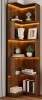 Ebern Designs Corner Book Shelf - 5 Tier Corner Bookshelf Bookcase With Baffle, Freestanding L Shaped Display Shelf Stand With Led Lights For Home Office, Living Room, Bedroom, Kitchen New In Box $399